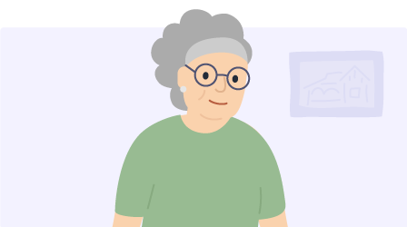 Judy’s short-term memory declined because of her dementia